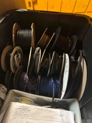 Assorted Spools of Electrical Wire and Cable
