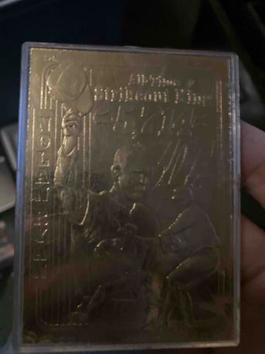Nolan Ryan All-Time Strikeout King Commemorative Gold Card