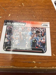 DJ Moore Chicago Bears Score Celebration Football Card