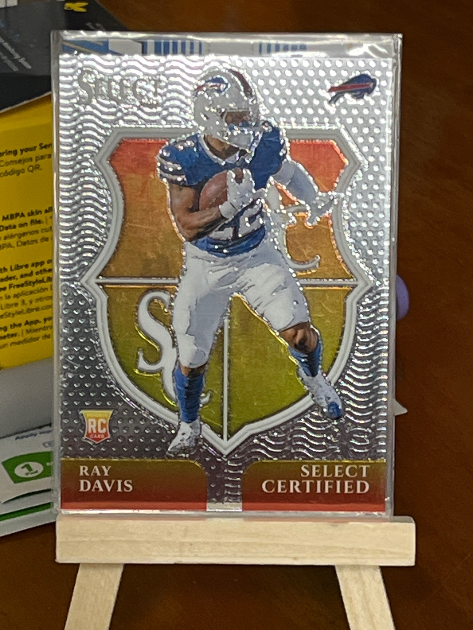 2024 Panini Select Certified Ray Davis Rookie Card (Buffalo Bills)