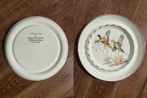 Georgian China Limited 'Collector's Plate' with Pheasant Design
