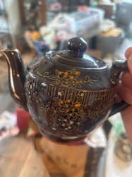 Japanese Hand-Painted Porcelain Teapot
