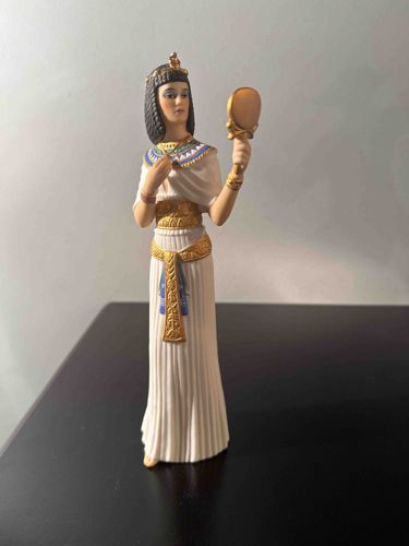 Franklin Mint Cleopatra Hand-Painted Porcelain Figurine