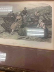 Courtship by the Sea-Side Engraving/Print