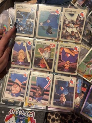 Collection of 1980s Fleer Baseball Trading Cards