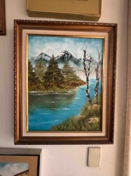 Mountain Landscape Oil Painting