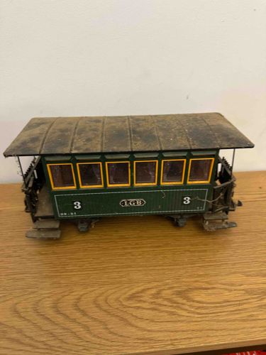LGB G-Scale Green 3rd Class Passenger Coach