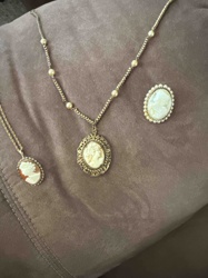 Assortment of Cameo Jewelry