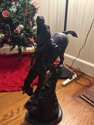 Bronze Equestrian Sculpture of a Native American Rider