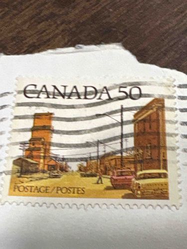 Canadian 50-Cent Postage Stamp