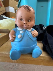 Vintage Chubby Baby Figurine Planter