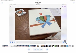 Child's Bird Painting