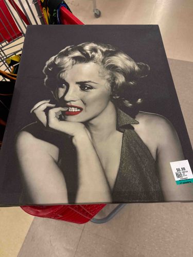 Marilyn Monroe Selective Color Canvas Wall Art