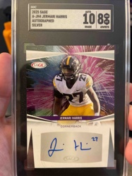 Jermari Harris 2025 Sage Autographed Silver Football Card
