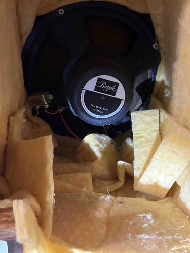 Bozak B-199A Woofer within a Speaker Cabinet Interior