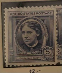 Louisa May Alcott 5 Cents United States Postage Stamp