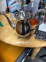 Silver-Plated Individual Coffeepot or Teapot