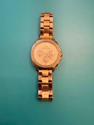 Coach Rose Gold-Tone Chronograph Watch