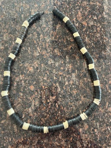 Vintage Heishei Bead Disc Necklace