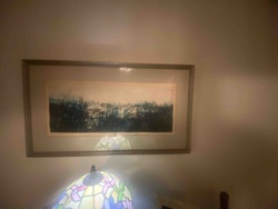 Framed Abstract Landscape Artwork