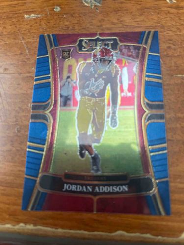 Jordan Addison 2023 Select Football Rookie Card