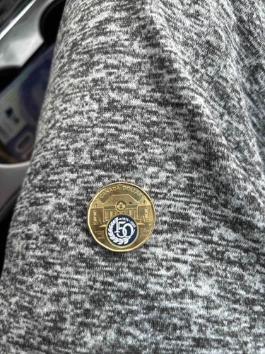 Canadian Loonie 50th Anniversary of the Bank of Canada Commemorative Pin