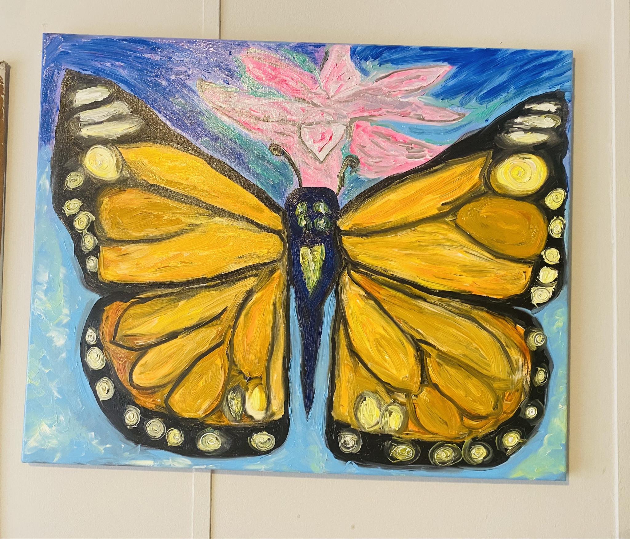 Submitted photo of Acrylic painting of a butterfly