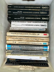 Collection of Harley-Davidson and Clymer Motorcycle Service and Parts Manuals