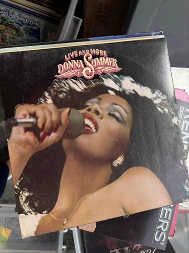 Live and More by Donna Summer (Vinyl Album Cover)