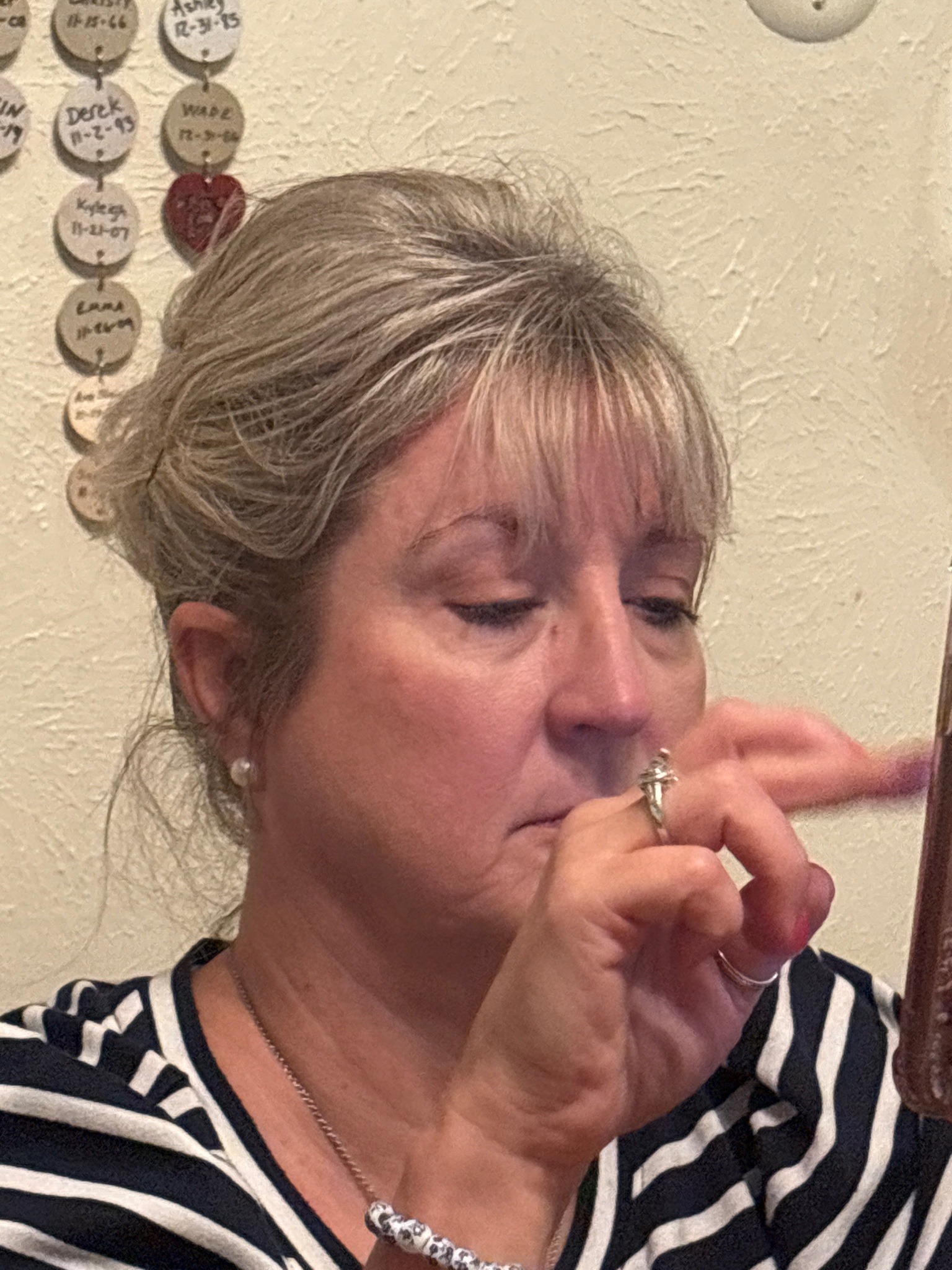 Submitted photo of Woman applying makeup