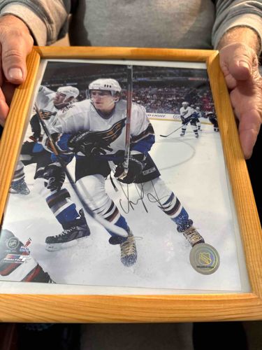 Signed Alex Ovechkin Washington Capitals Framed Photograph