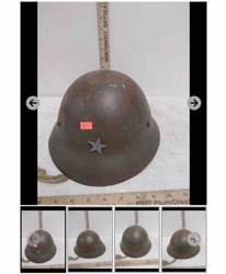Japanese Type 90/92 Military Helmet with Star Emblem