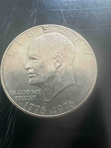 U.S. Bicentennial Eisenhower Dollar Coin (Obverse)