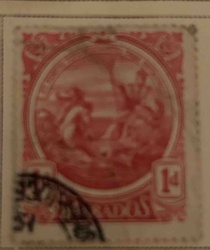 Barbados 1 Penny Stamp