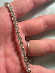 Vintage-Style Tennis Bracelet