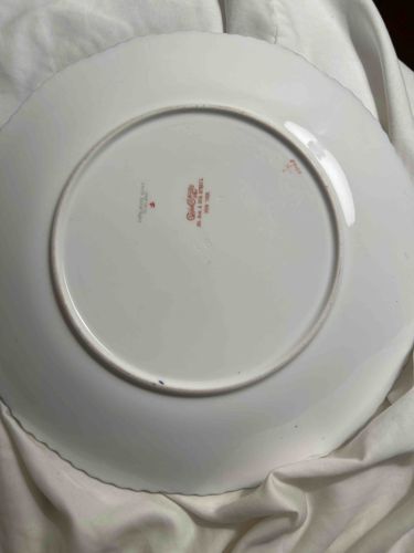 Goldcrest Fine China Plate (Verso)