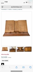 Adjustable Wooden Book Stand or Music Stand