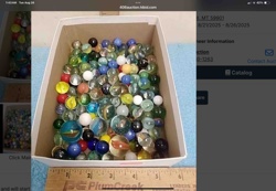 Assorted Vintage Glass Marbles Collection