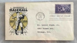 1939 Baseball Centenary First Day Cover