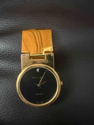 Colibri Quartz Pocket Watch Money Clip Combination