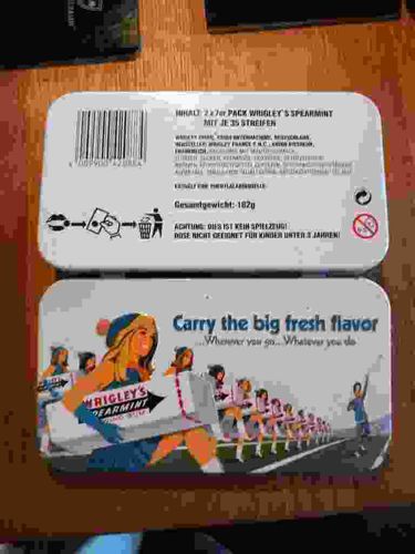 Vintage-Style Wrigley's Spearmint Chewing Gum Collector's Tin