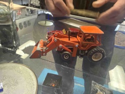 Vintage Diecast Loader Tractor Toy
