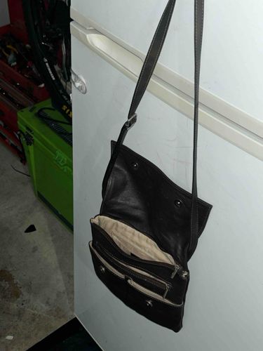 Vera Pelle Brown Leather Shoulder/Crossbody Bag