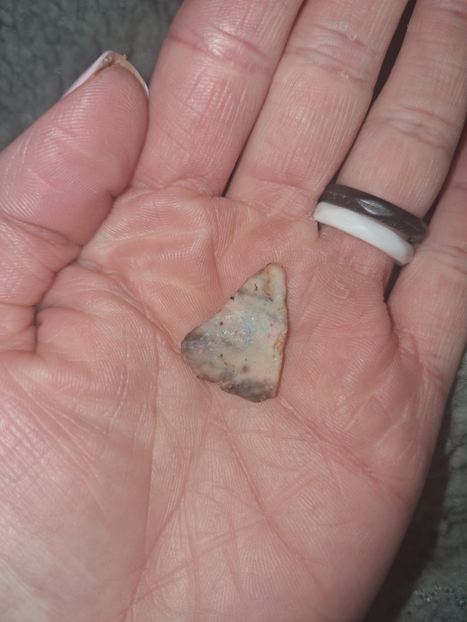 Submitted photo of Knapped stone projectile point fragment