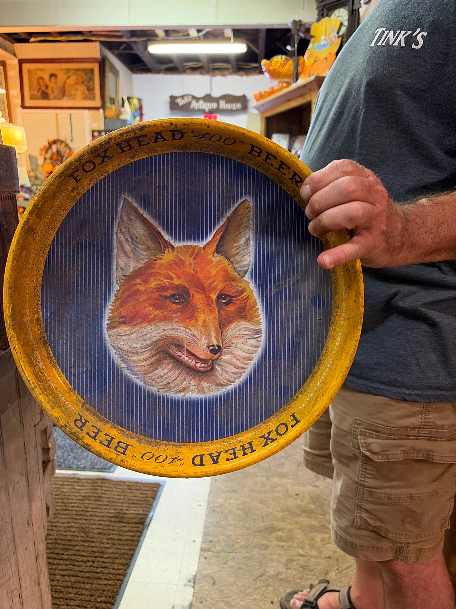 Submitted photo of Fox Head 400 Beer Serving Tray (not authenticated)