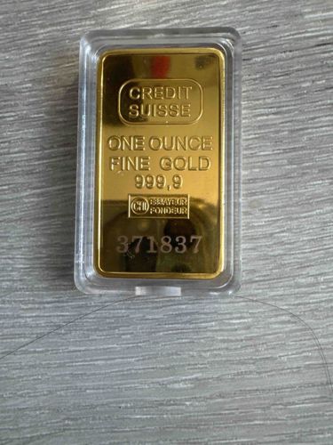 Credit Suisse 1 oz Fine Gold Bar