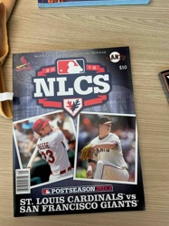 2012 NLCS Official Program: St. Louis Cardinals vs. San Francisco Giants