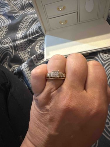 Diamond Ring Set (Engagement and Wedding/Anniversary Bands)