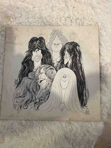 Aerosmith 'Draw the Line' Album Cover (Original Artwork)