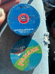 Vintage Manifold Supplies Co. 'Royal Penn' and 'Panama' Carbon Paper Tins